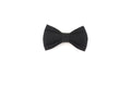 Black fabric DIY animal bow tie accessory on white background