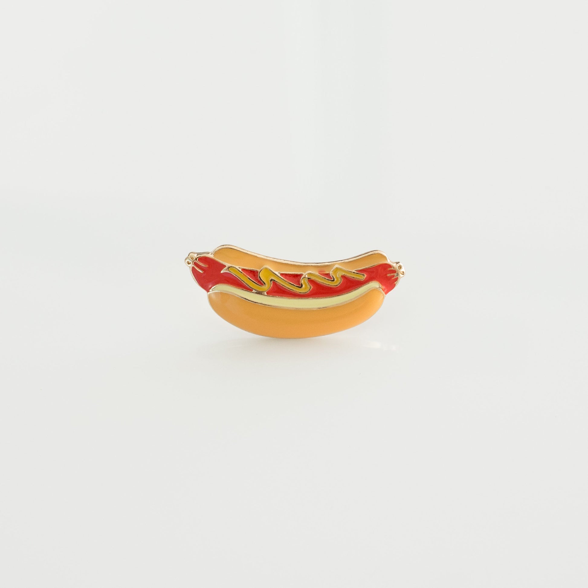hotdog pin closeup