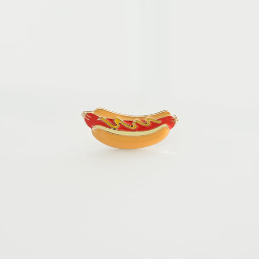 hotdog pin closeup
